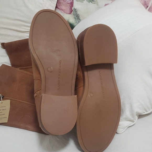 Brown Leather Knee-High Boots - Picture 3 of 8